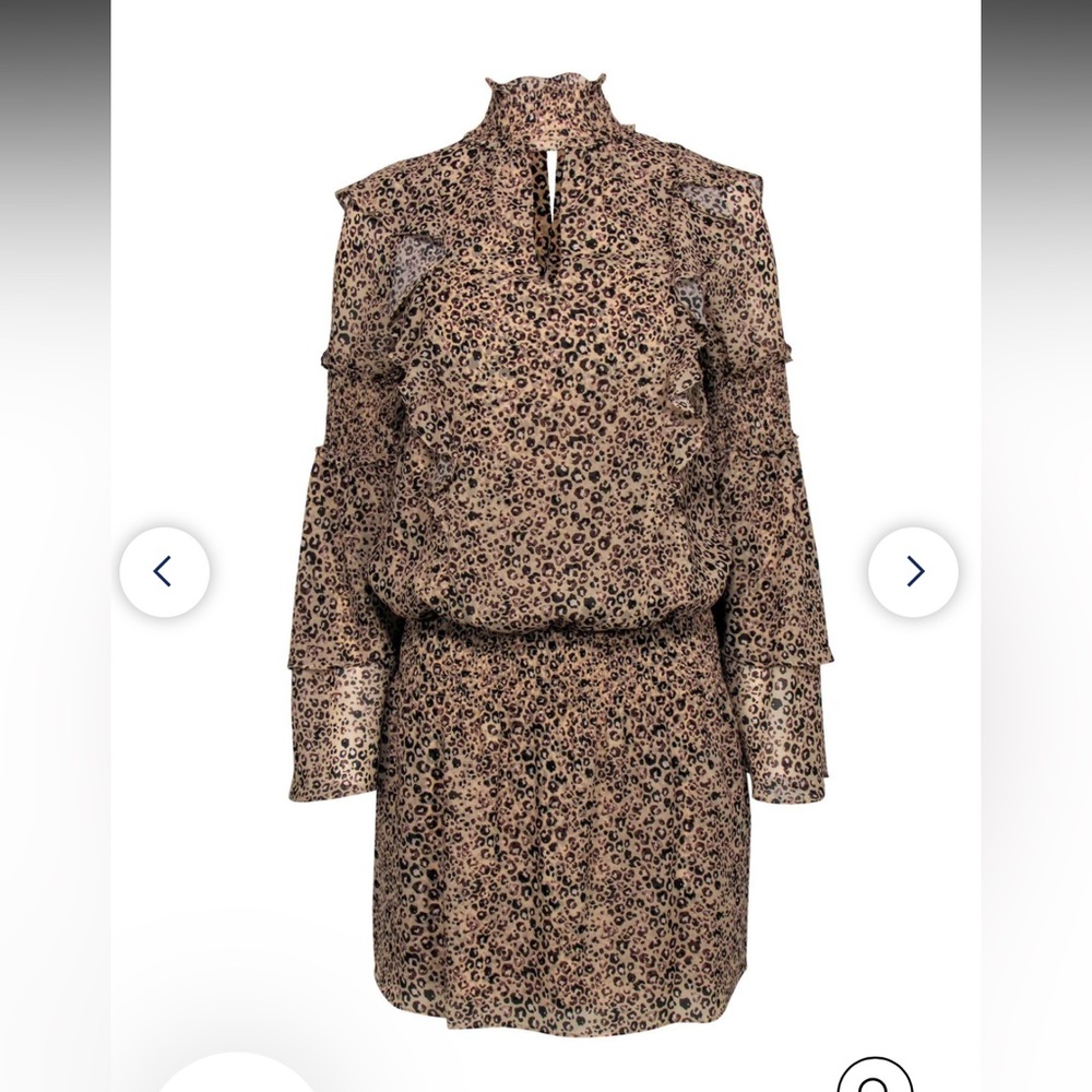 Parker ruffle sleeve dress